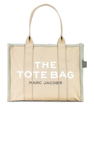 Marc Jacobs The Colorblock Large Tote Bag in Beige Multi from Revolve.com | Revolve Clothing (Global)