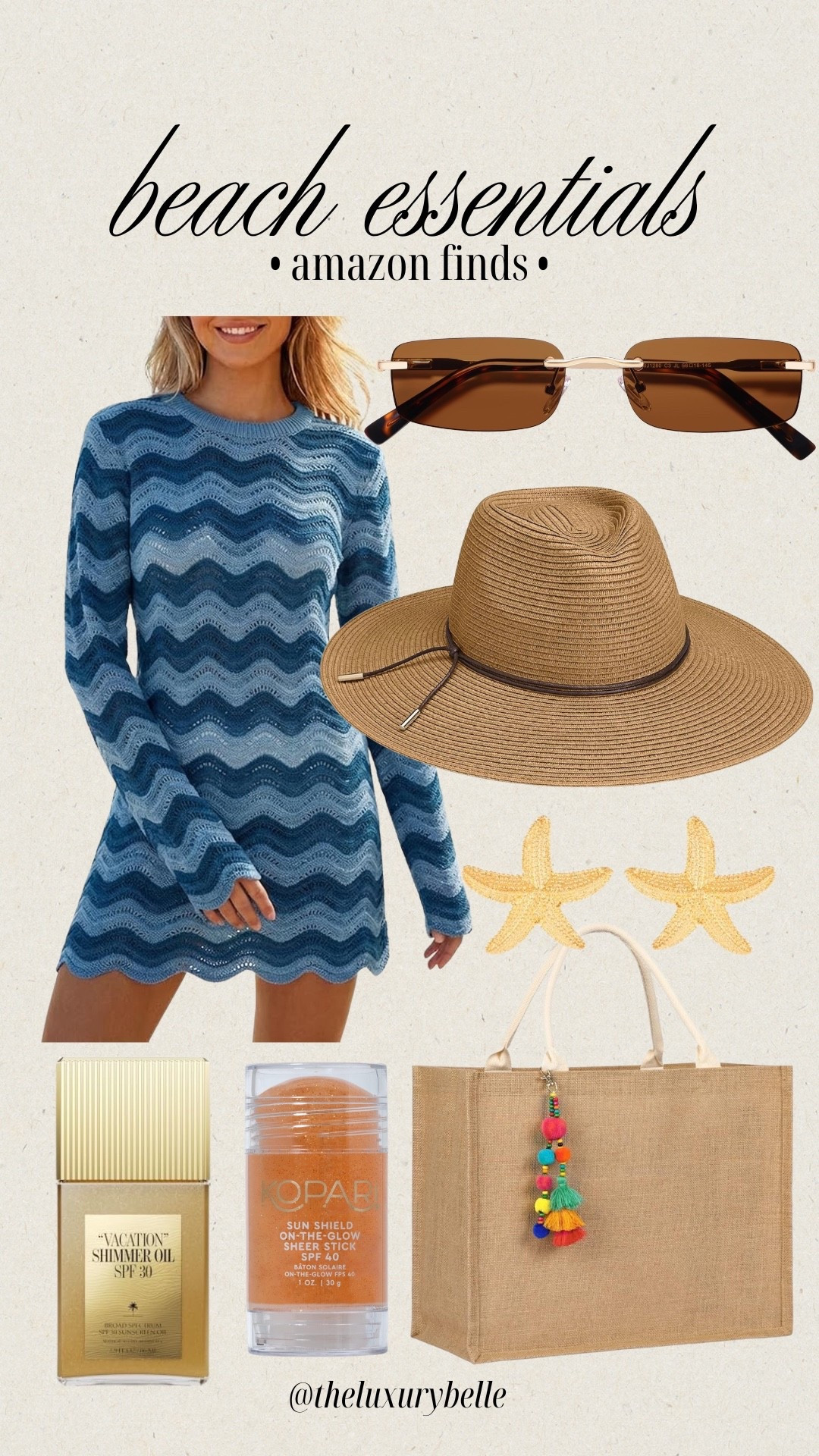 Amazon finds—beach essentials!

#LTKootd #LTKSeasonal #LTKSwim