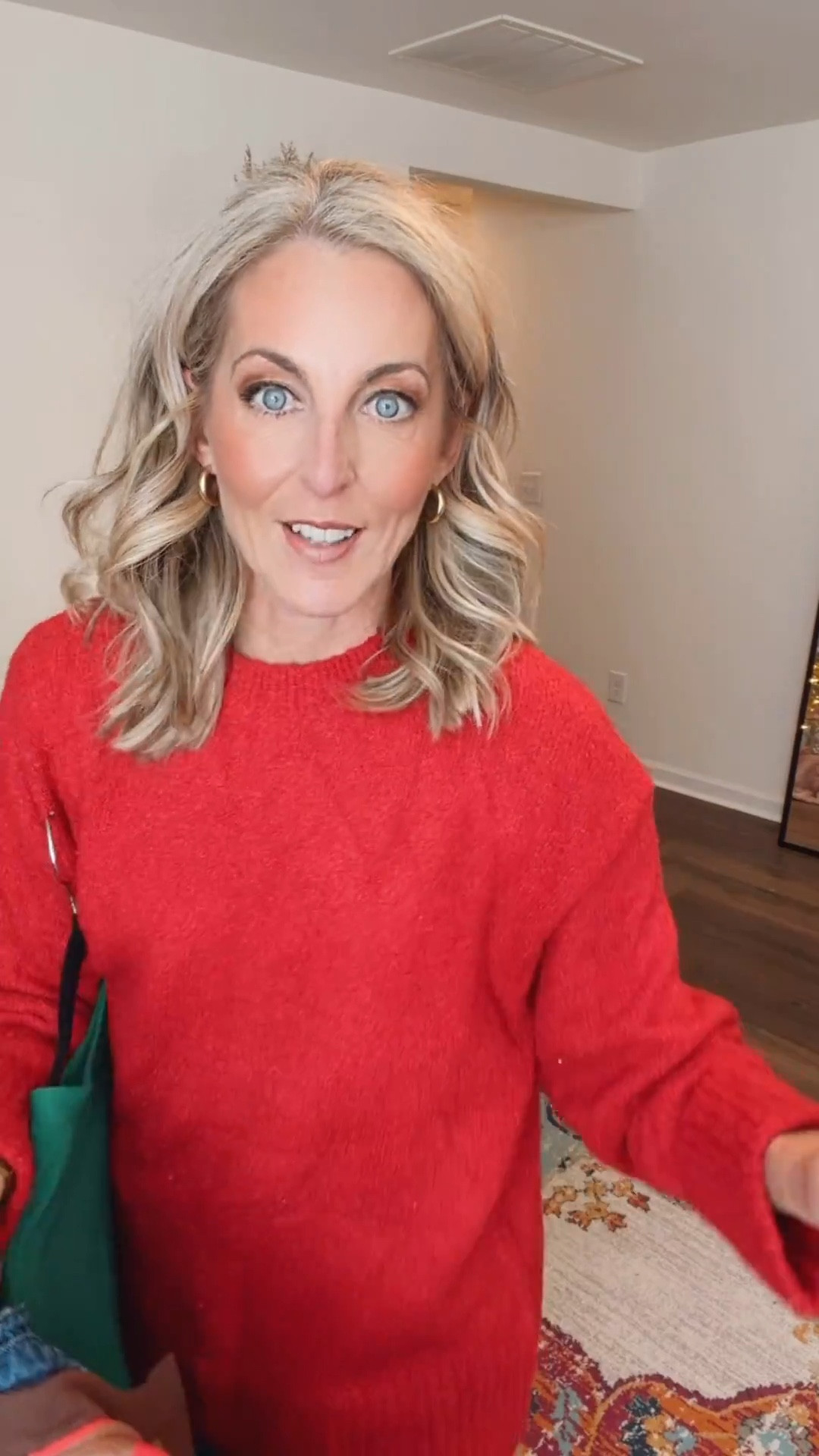 Holiday style for every plan… these are definitely outfits. I would actually wear everything under $40. Comment OUTFIT to grab all of these links - (all Amazon) 🎄🎅🏻

Holiday dressing, but make it real life festive. From cozy Christmas knits to classic denim layers and a bow-front moment that feels straight out of a holiday movie These are the kinds of pieces you can wear all season long — mixing comfort, color, and just the right amount of cheer. Whether you’re running errands, heading to school or work, meeting friends for coffee, or dressing up for a holiday party, these outfits prove you don’t need a closet full of “one-time” looks to feel festive.
Every single piece is wearable, repeatable, and merry in the best way.  Wearing a small in everything.  
