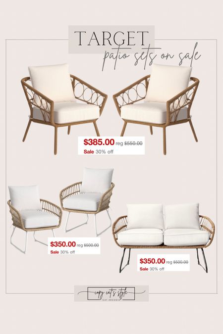 Target Patio Furniture Sale

#LTKSeasonal #LTKsalealert #LTKhome
