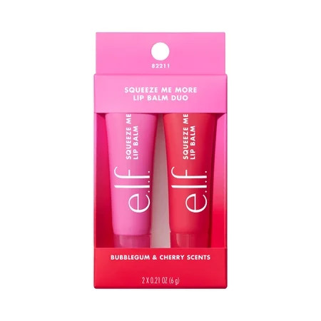 e.l.f. Squeeze Me More Lip Balm Duo, Cherry & Bubblegum, 2pc | Walmart (US)