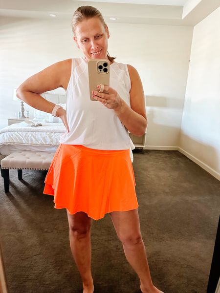 Gold/ Tennis/Pickleball look
Found the best look for less. 
I have the more expensive version of this skirt and this one is pretty identical, fraction of the price 
#golfoutfit #tennisoutfit 

#LTKSeasonal #LTKstyletip #LTKfindsunder50