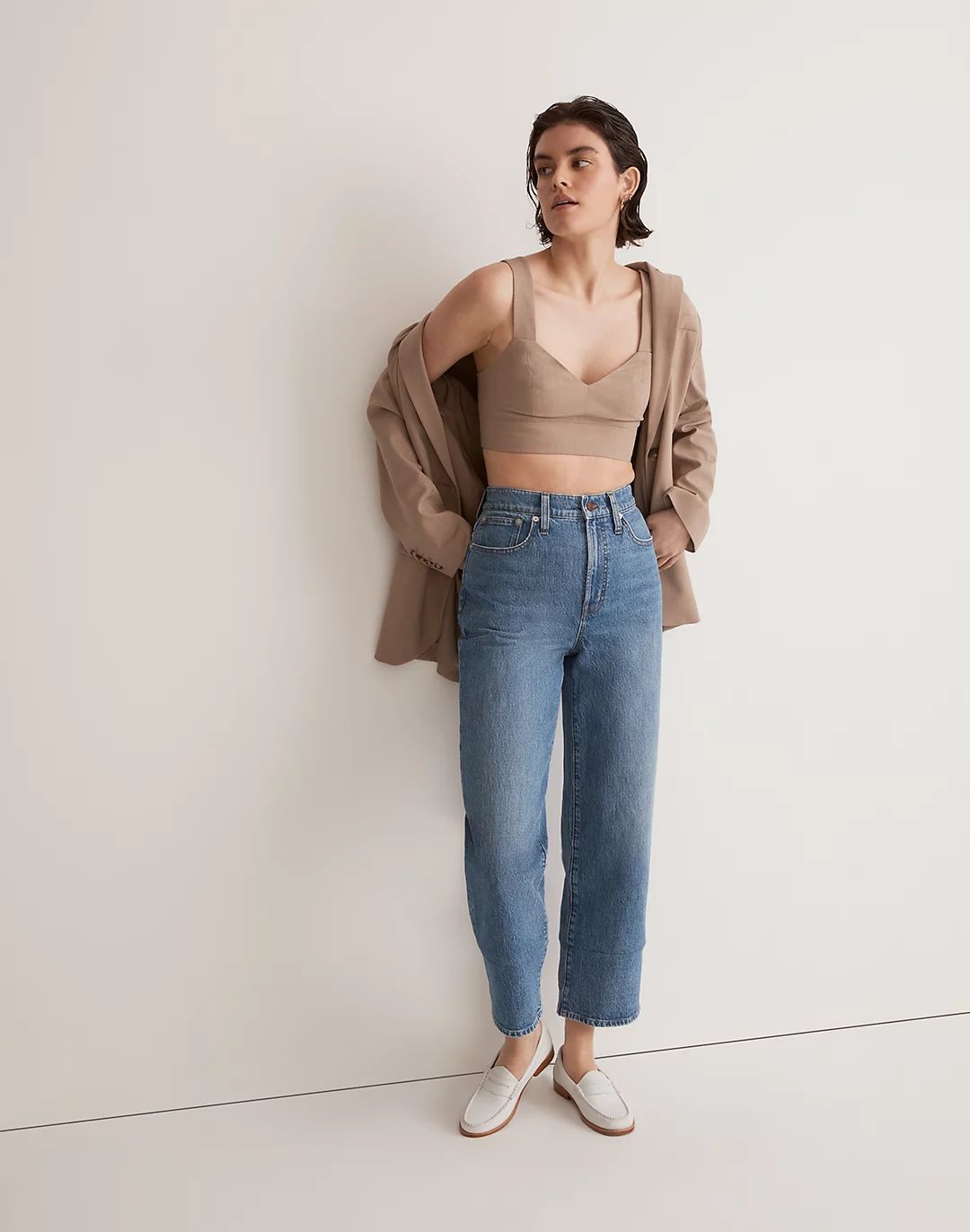 The Perfect Vintage Wide-Leg Crop Jean in Cresslow Wash | Madewell