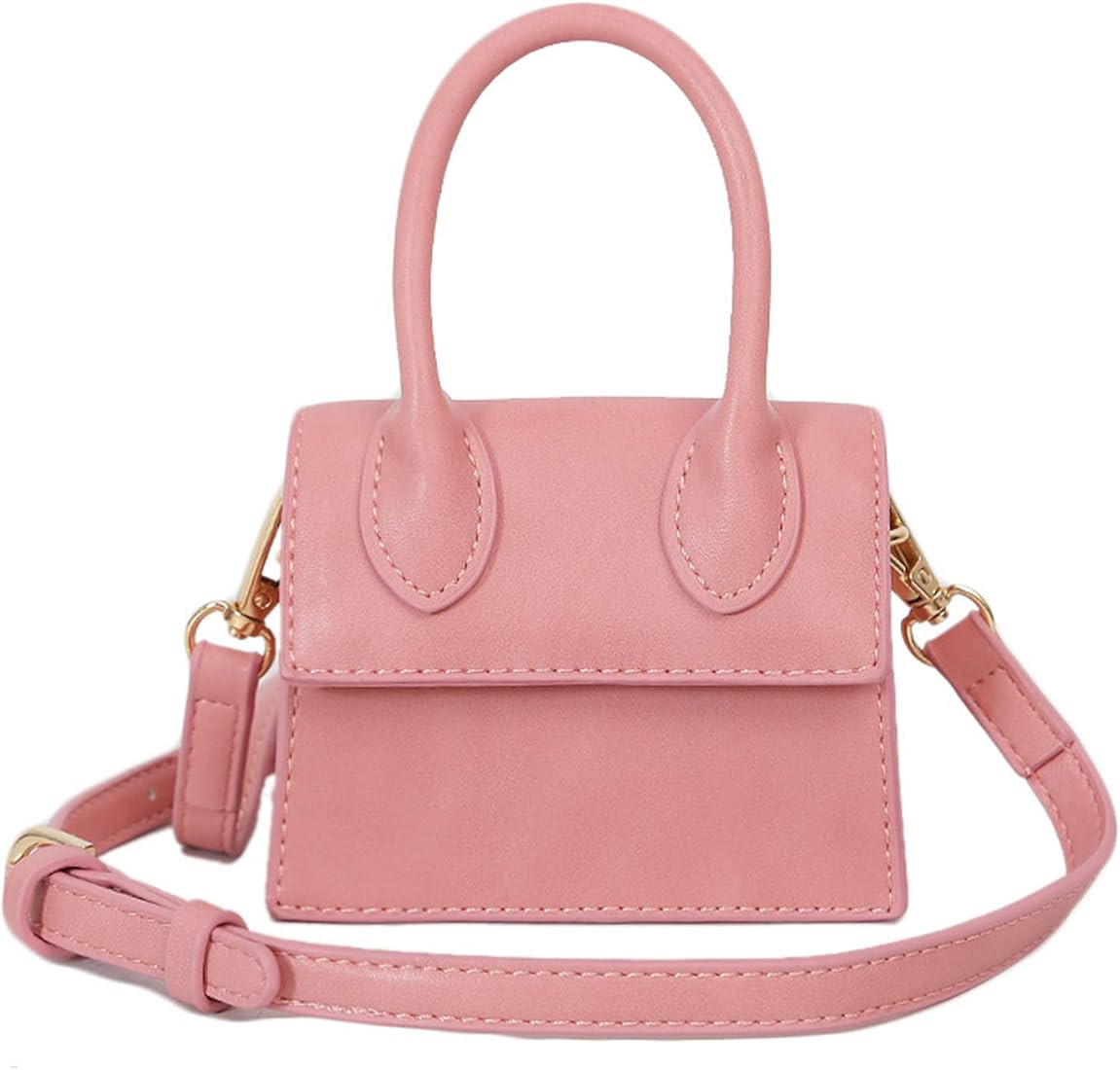 NIUEIMEE Mini Purse for Women Girls Top Handle Clutch Handbag Crossbody Bags | Amazon (US)