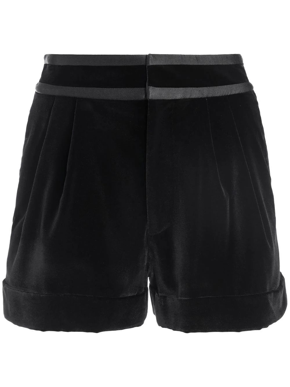 Alice + Olivia Conry piped-waist Shorts - Farfetch | Farfetch Global