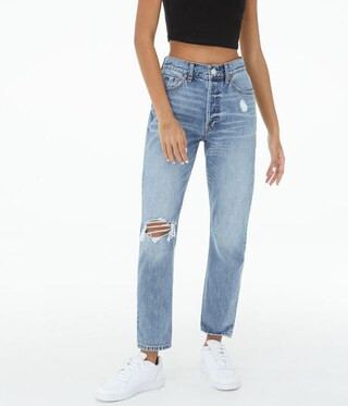 '90s Super High-Rise Straight Jean*** | Aeropostale