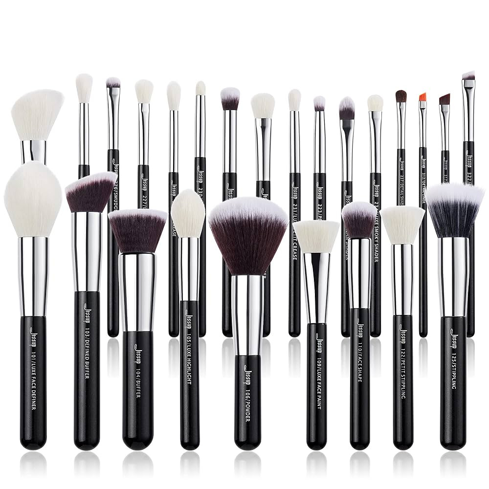 Jessup 25pcs Professional Makeup Brush Set Foundation Powder Concealer Eyeshadow Blending Blush H... | Amazon (US)