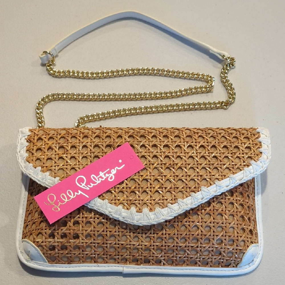 NWT Lilly Pulitzer St. Bart's Cane Clutch | Poshmark
