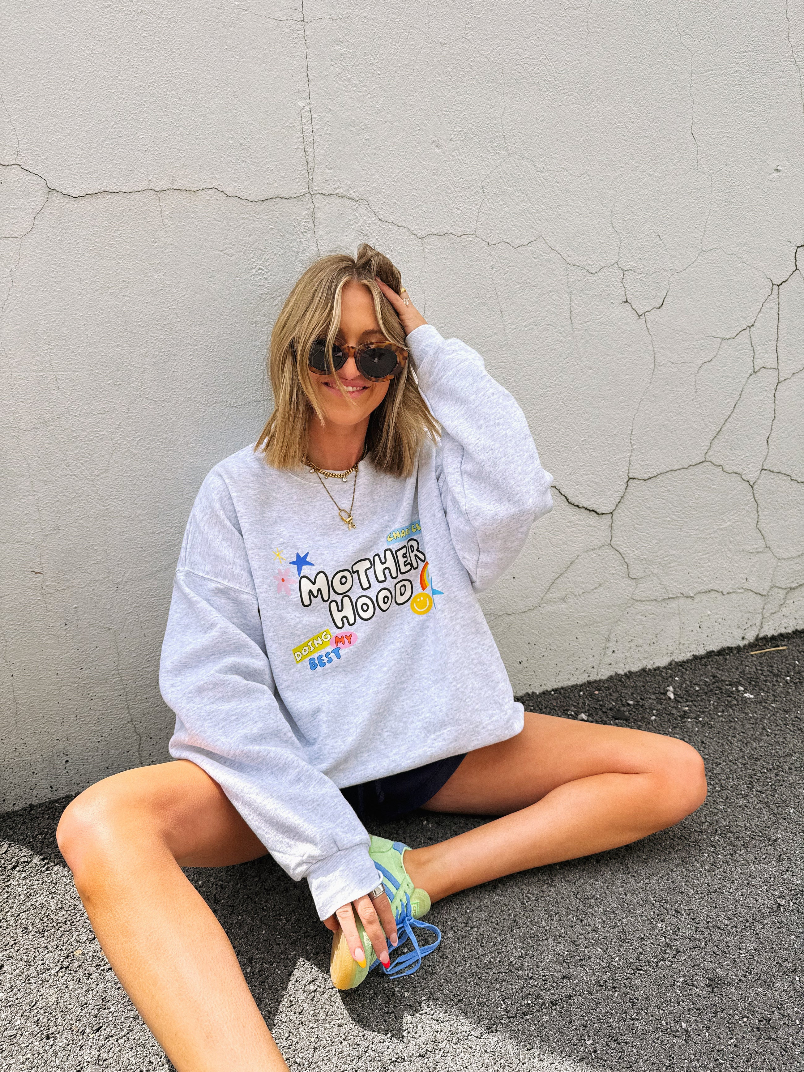 ETTA OG | all things motherhood sweatshirt - ash | Etta+East