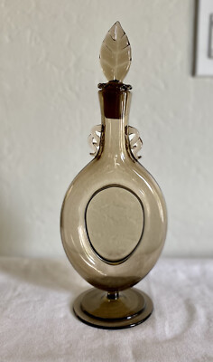 Antique Rare Orrefors Simon Gate Barware Glass Decanter | eBay US