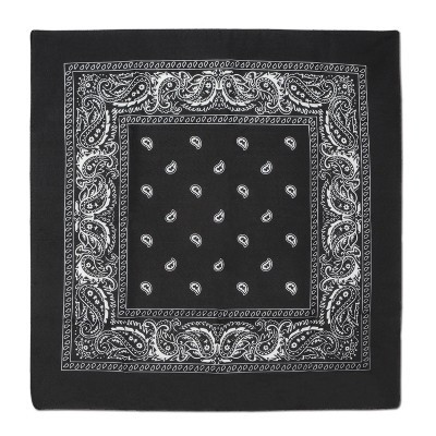 Beistle Black Bandana, 22" x 22", (4/Pkg) Black | Target