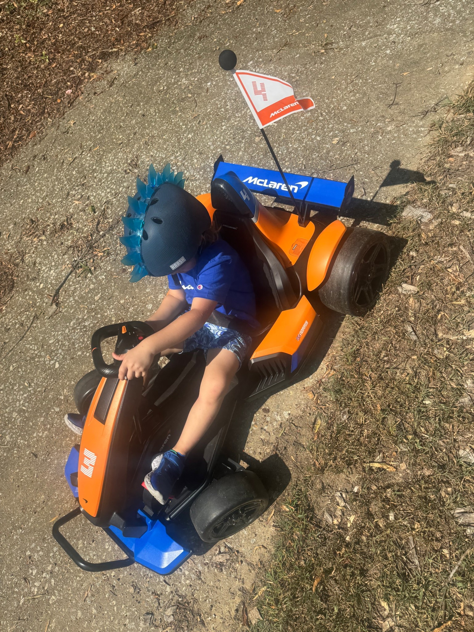 My little race car driver, Princeton’s, all time favorite ride and light up helmet linked below.💙🥇🏎️ 

#LTKHoliday #LTKGiftGuide #LTKKids