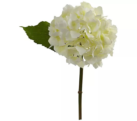 12" Hydrangea Artificial Flower (Set of 12) byNearly Natural - QVC.com | QVC