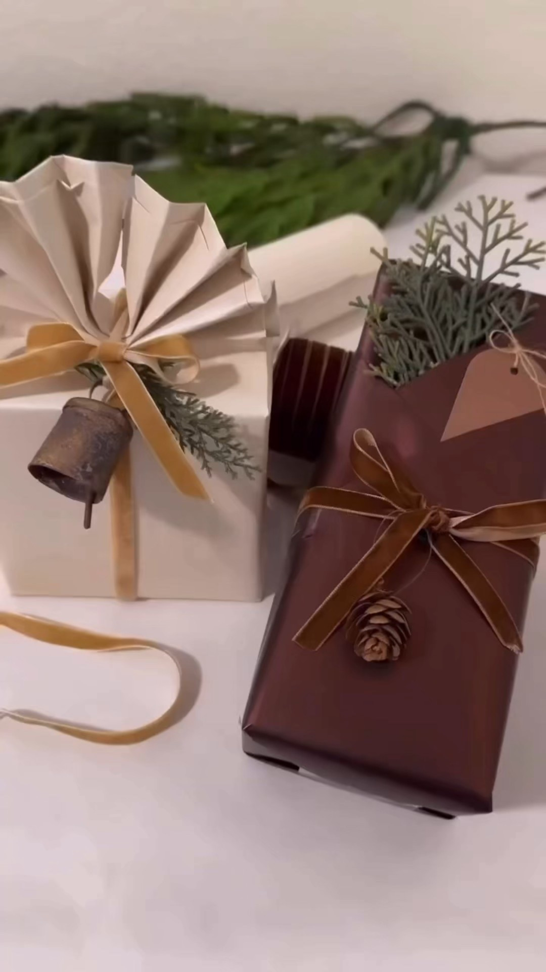 Christmas gift wrap inspiration, wrapping paper, gifting ideas 

#LTKHome #LTKHoliday #LTKSeasonal