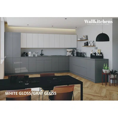 FK-REGAL 83" H x 156" W x 127" D Medium Density Fiberboard (MDF) Ready-to-Assemble Kitchen Cabinet Set | Wayfair North America