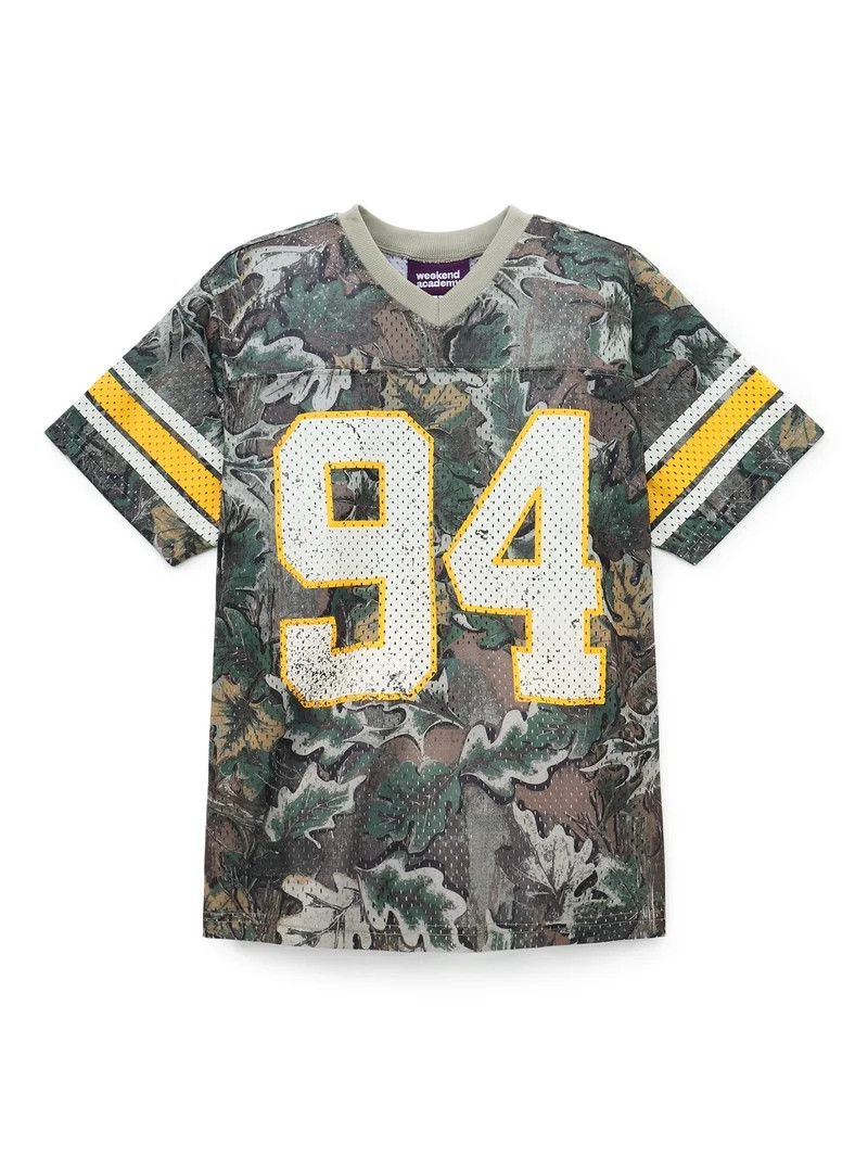 Weekend Academy Boys Mesh Football Jersey, Sizes 4-18 | Walmart (US)