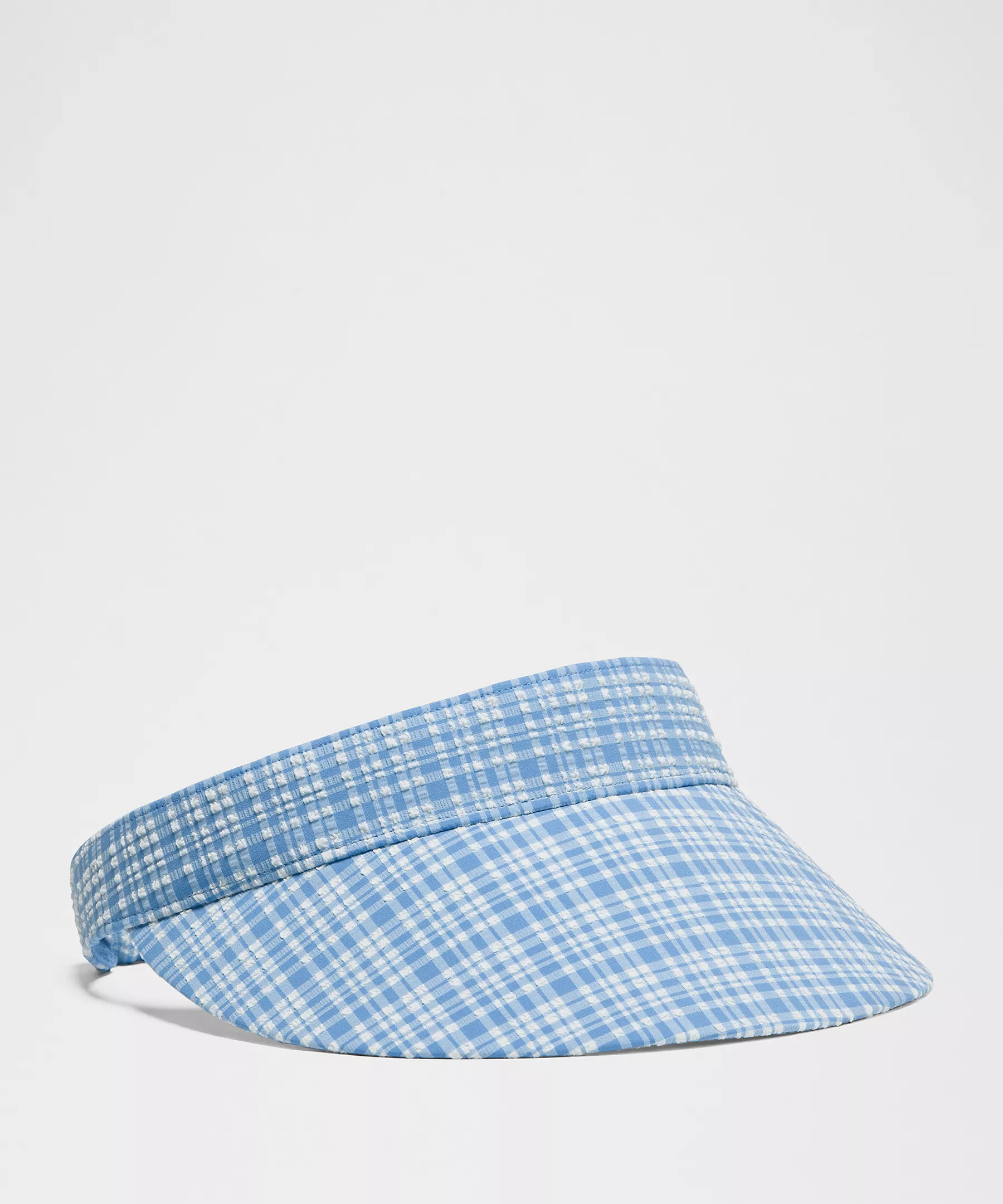 Women's Seersucker Check Removable Sweatband Visor | lululemon (CA)