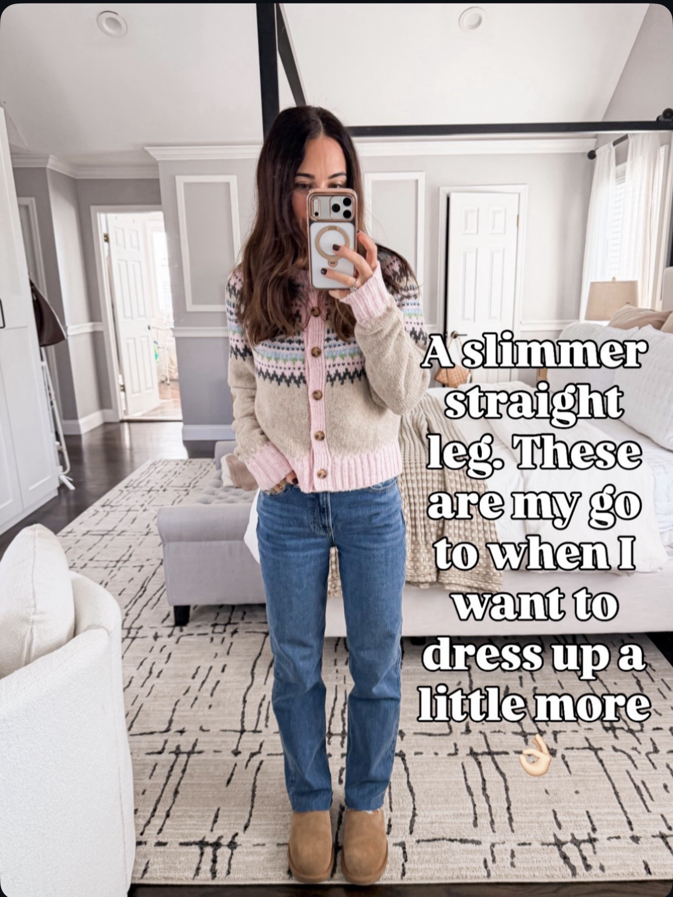 Slimmer straight leg perfection—these dress up so easily 👌 🔗⬇️ wearing size 25 short 

#LTKFindsUnder100 #LTKOver40 #LTKootd