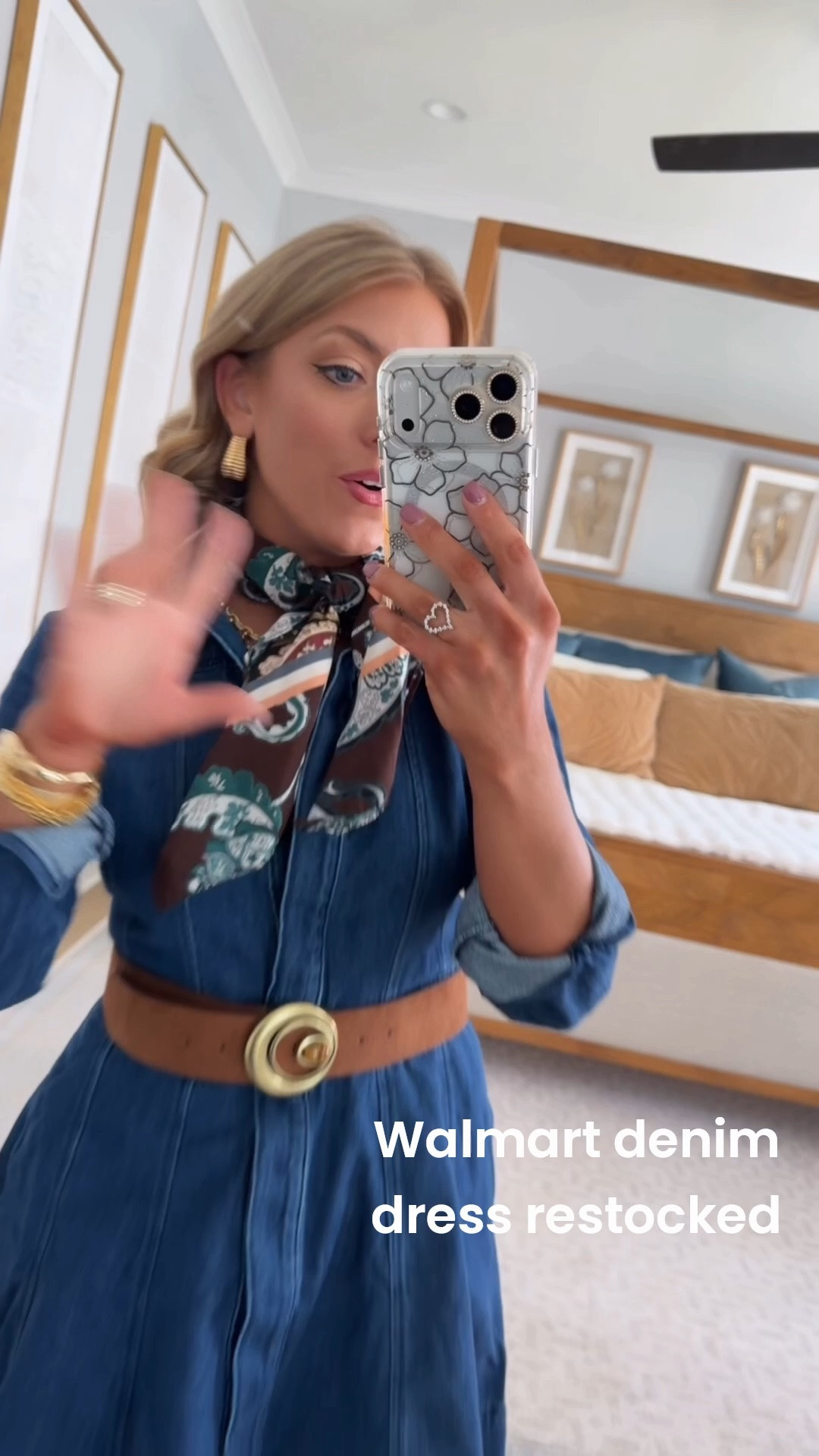 This denim dress is SUCH a good Walmart fall fashion find! 🤎🍂 And good news—it’s been RESTOCKED! I love the dark wash denim, flattering fit + flare shape, and how easy it is to completely change the look with accessories. I styled it with a statement belt, printed neck scarf, layered gold jewelry, and tall brown boots for the cutest elevated fall look. It’s one of those Walmart fashion finds that looks so much more expensive than it is and would be perfect for brunch, date night, church, family photos, or a fall weekend out. If you missed this Walmart denim dress the first time around, it’s finally back!

#WalmartFashion #WalmartFinds #WalmartStyle #WalmartFashionFinds #WalmartNewArrivals #DenimDress #FallFashion #FallOutfit #FallOutfitIdeas #DenimOutfit #AffordableFashion #AffordableStyle #FallStyle #OOTD #BootsOutfit #MomStyle #EverydayStyle #FallWardrobe

#LTKootd #LTKPetite