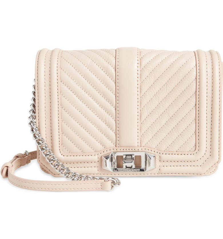 Chevron Quilted Small Love Leather Crossbody Bag | Nordstrom | Nordstrom Canada