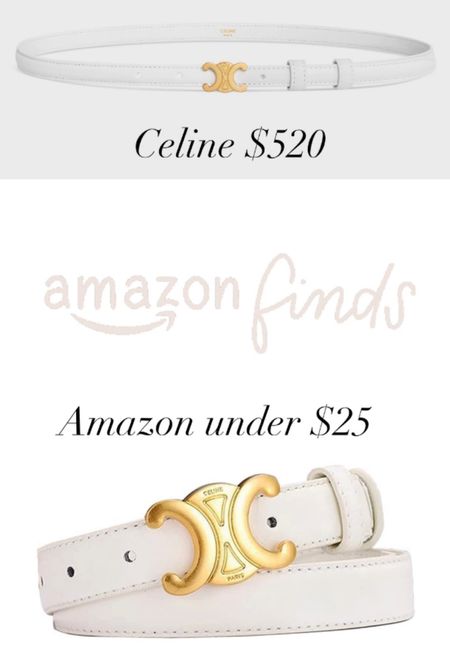 Many colors for all of the belts linked.
Amazon finds
Designer dupe
Designer inspired
Celine belt dupe
Bottega belt dupe
White summer belt 
Amazon fashion 
Amazon belt 
Designer belt 

#LTKstyletip #LTKFind #LTKunder50