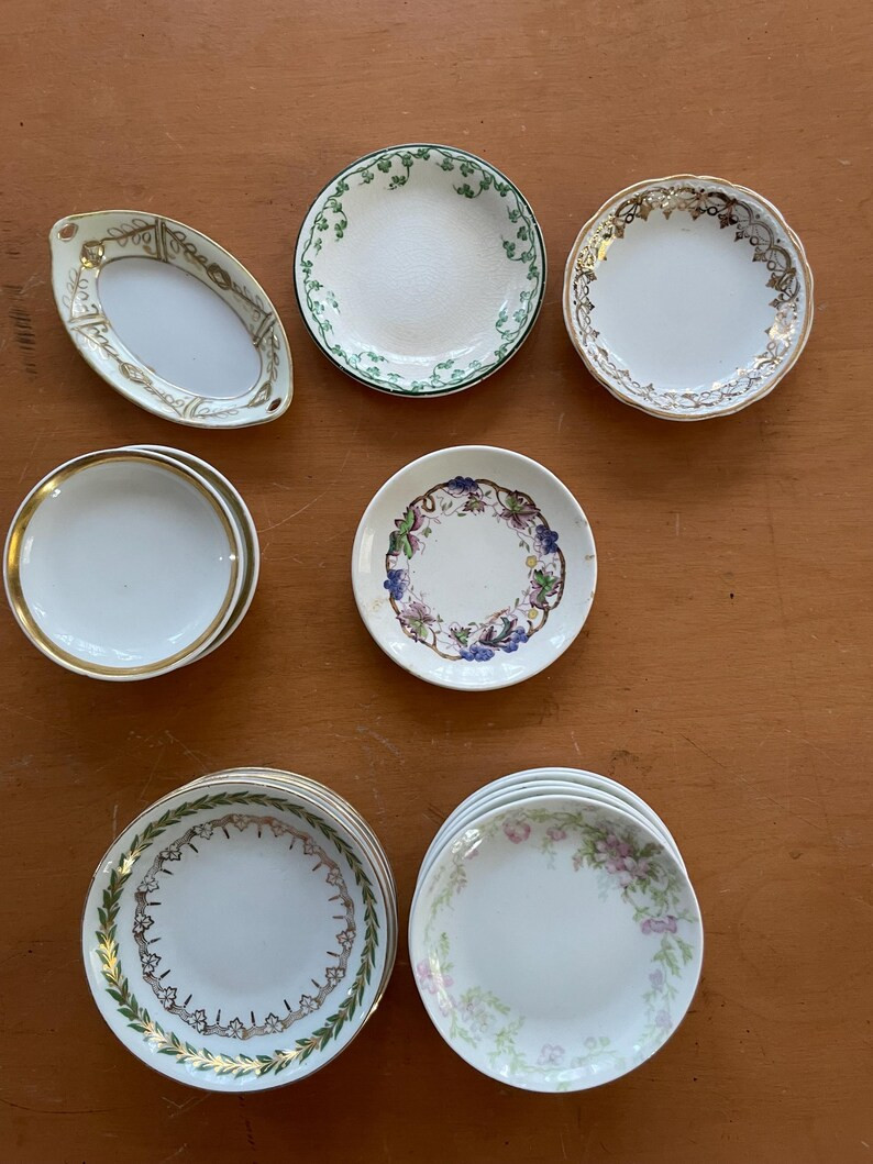 Vintage Butter Pat, Butter Plate, Tiny Plate, Chunky Stoneware, Small Dishes,trinket Tray, Tiny P... | Etsy (US)