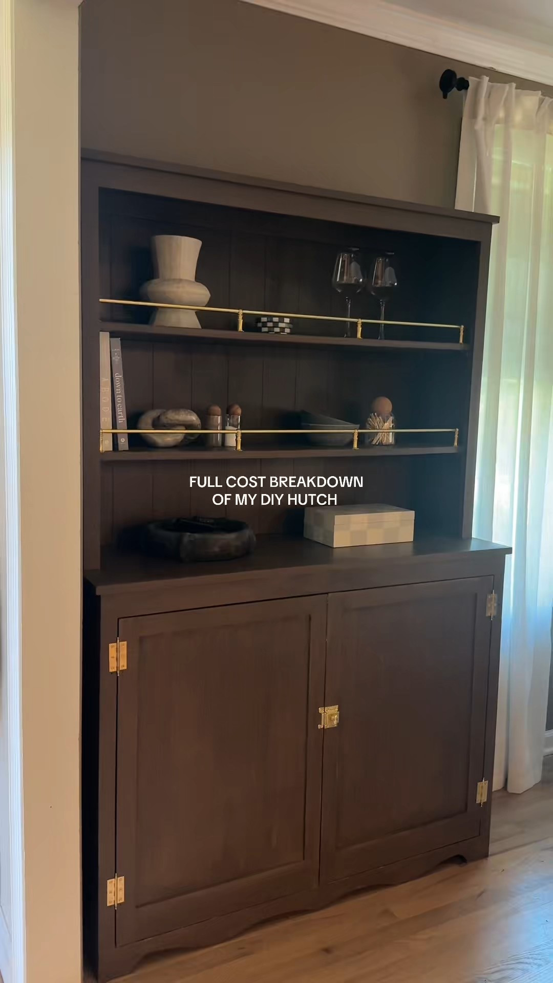 DIY hutch materials and similar style hutches 

#LTKHome