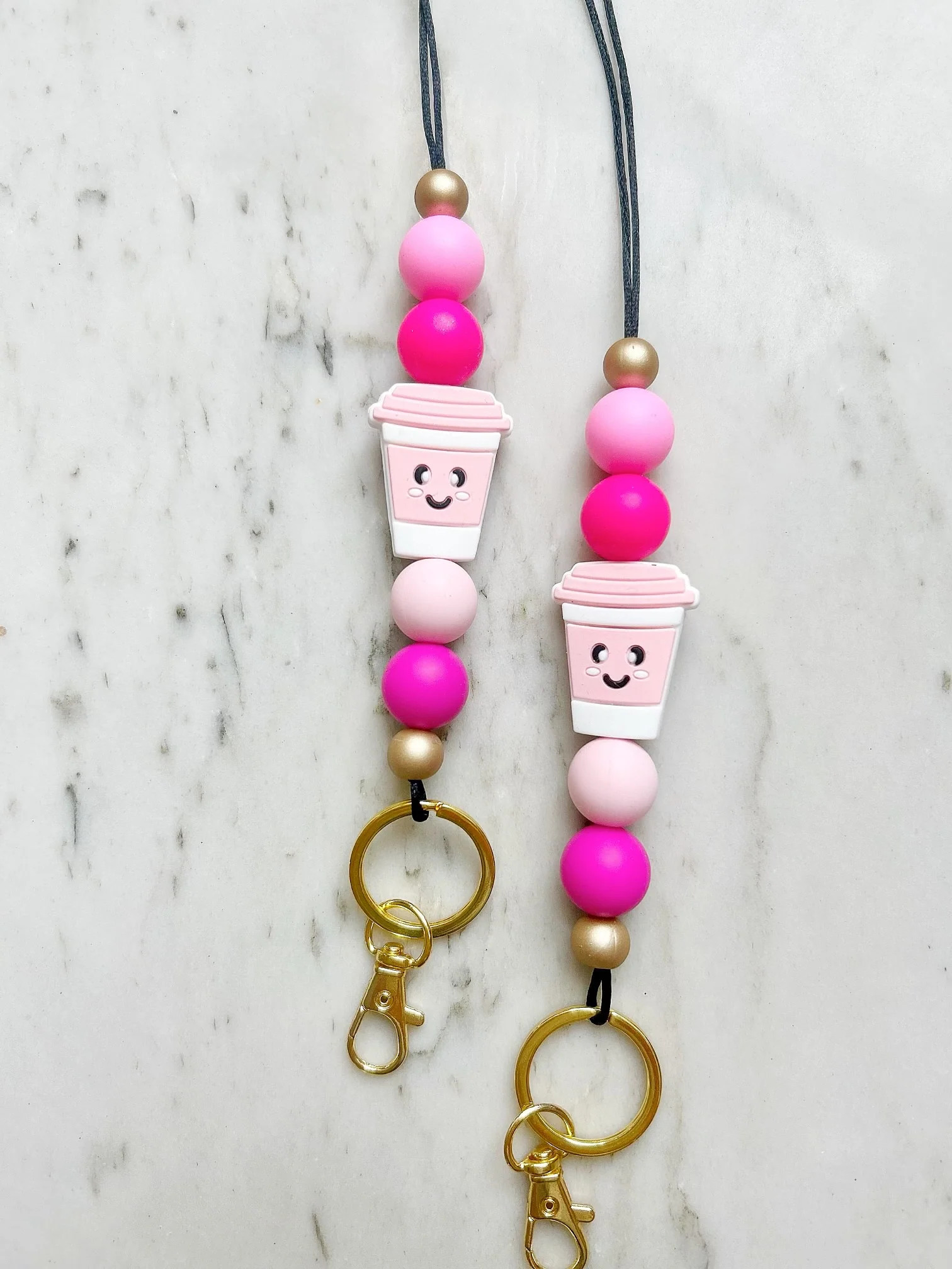 Coffee, Please Lanyard | Lanyard Lovebirds