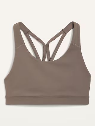 Medium-Support PowerPress Strappy Sports Bra for Women 2X-4X | Old Navy (US)