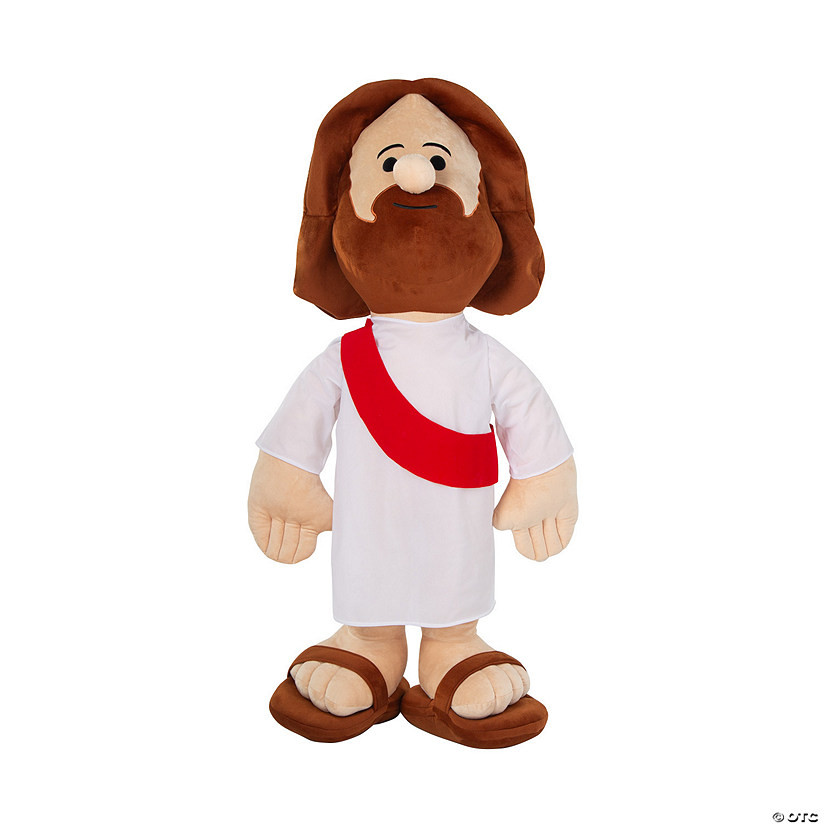 40" Large Stuffed Jesus with Sash | Oriental Trading Company
