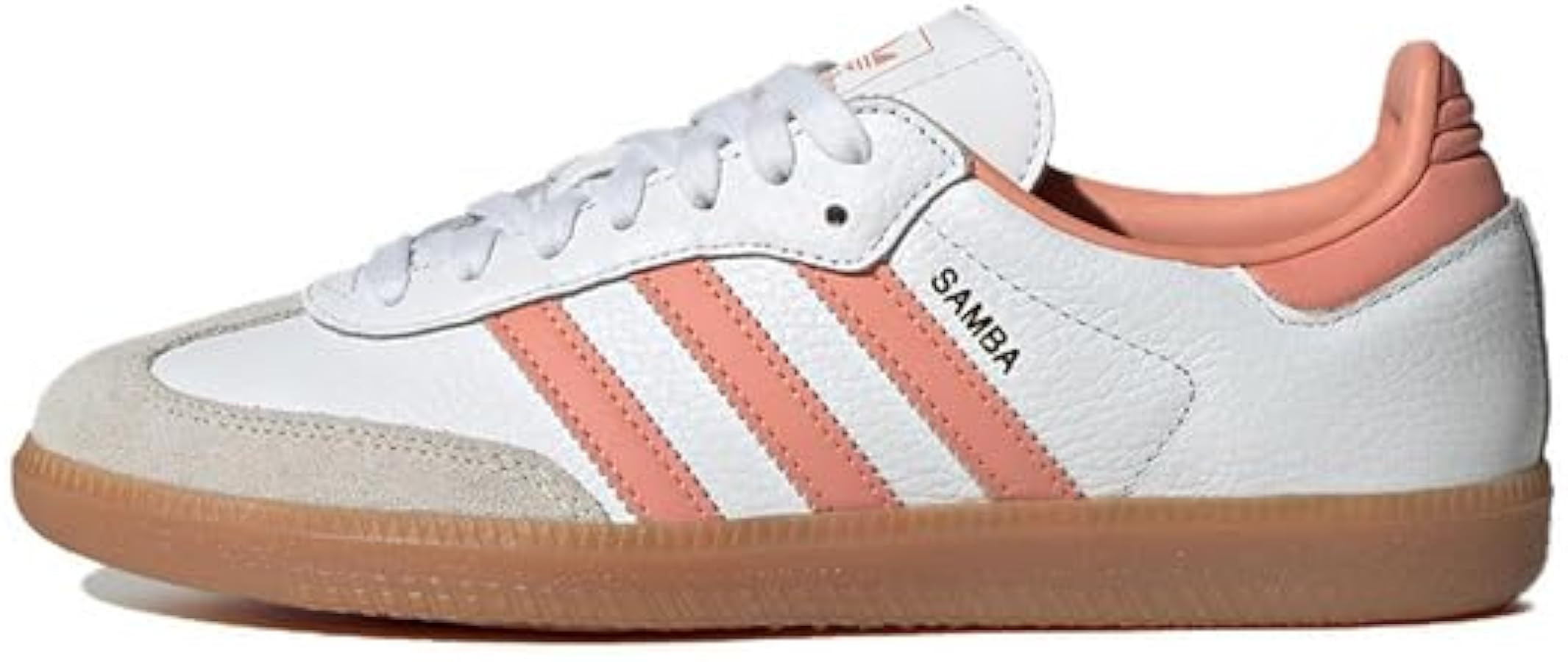 adidas Samba OG Womens White Energy Ink Gum Size | Amazon (US)