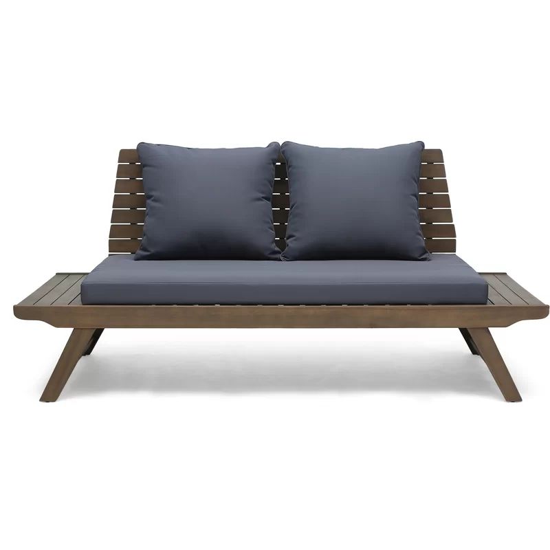 Bullock 65'' Wide Outdoor Loveseat with Cushions | Wayfair North America