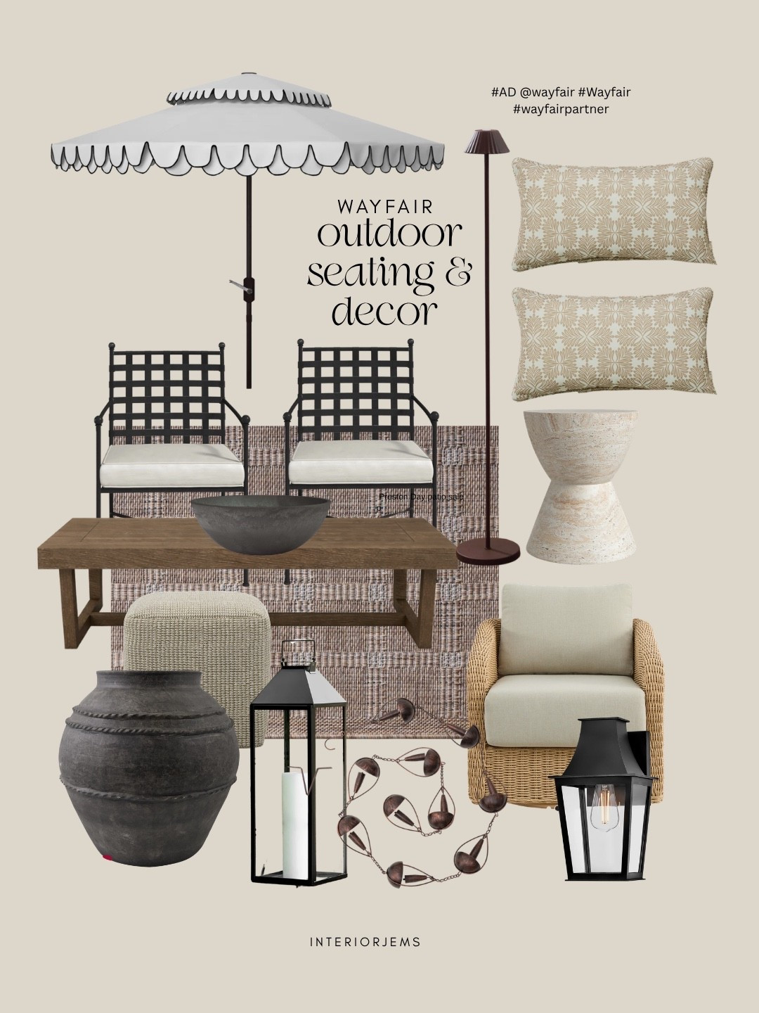#Ad If your patio still feels unfinished… it’s usually the layering. Outdoor rugs, statement seating, oversized planters, lantern lighting, and pieces that actually make the space feel intentional make SUCH a difference. I rounded up some of my favorite outdoor seating + decor finds all in one place.
Wayfair’s Memorial Day Clearance is SO good right now with up to 70% off plus fast and free shipping over $35. @wayfair #Wayfair #WayfairPartner

#LTKHome