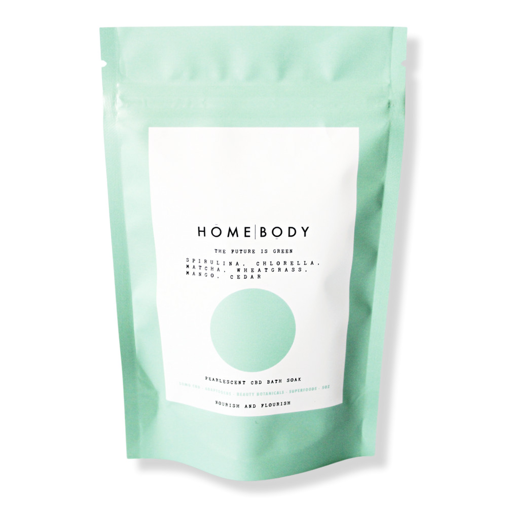 Homebody The Future is Green Pearlescent CBD Bath Bomb Soak - 5.0 oz | Ulta