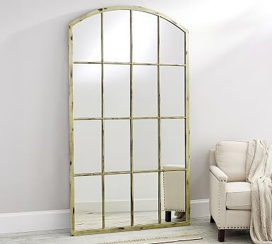 Garden Arch Wall Mirror, Moss, 48"" x 84"" | Pottery Barn (US)