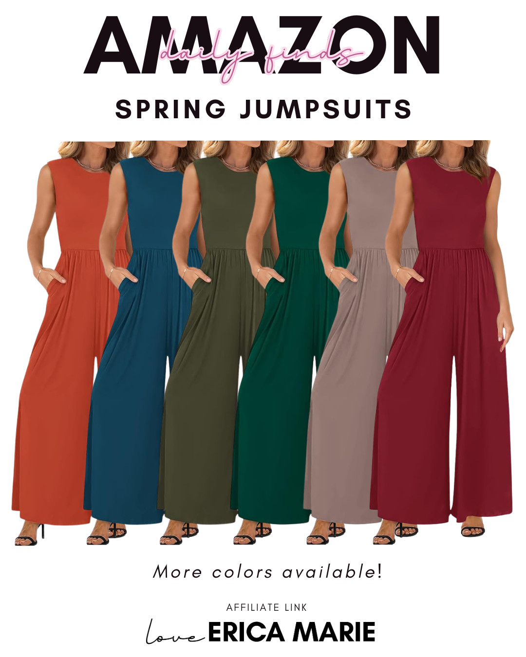 These spring jumpsuits are easy, flattering, and so effortless to style. 

 #LTKootd #LTKSaleAlert #LTKPlusSize