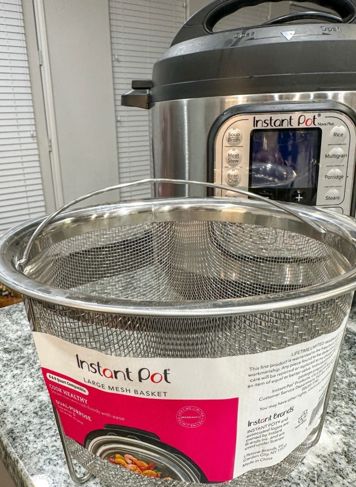Let this be a reminder to you, if you haven’t ordered an instant pot do so now! There are lots of great deals on instant pots right now!  Be sure to grab accessories like this mesh strainer. Great for boiling and steaming in the instant pot. #instantpot #instantpotaccessories #kitchenappliances #homecook 

