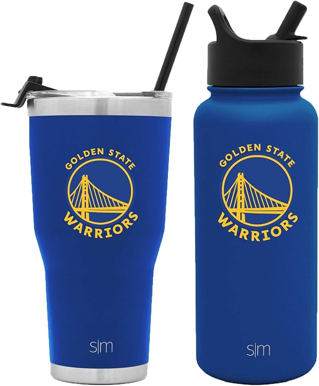 Simple Modern NBA Licensed Bundle - 30oz Cruiser Tumbler with Straw and 32oz Summit with Straw Li... | Amazon (US)