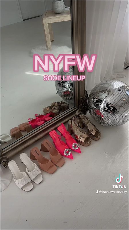 NYFW 2022 Shoe Lineup💗🫶🏻💅🏻👡👑 

#LTKshoecrush #LTKstyletip #LTKSeasonal