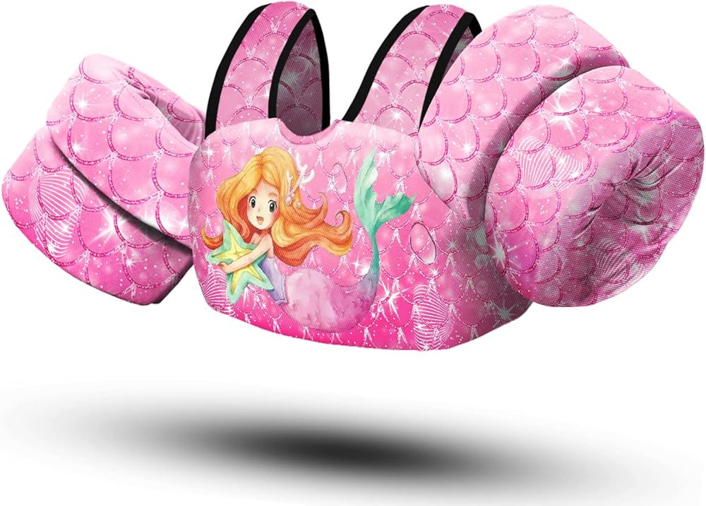 Chriffer Kids Swim Vest Life Jacket for 22-66 Pounds Boys and Girls, Toddler Floaties with Should... | Amazon (US)