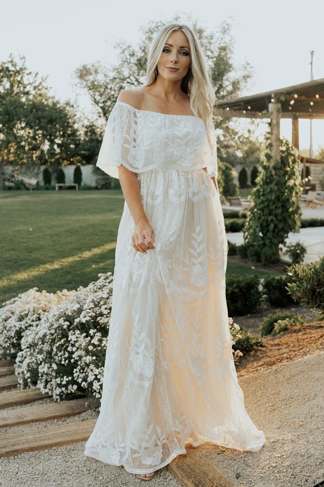 Leon Off Shoulder Maxi Dress | Baltic Born