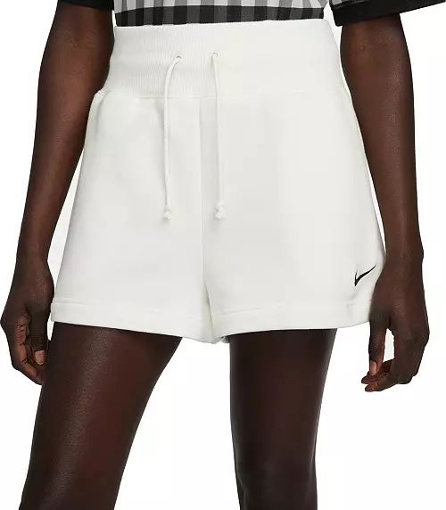 Nike Sportswear Women's Phoenix Fleece High-Waisted Shorts | Dick's Sporting Goods | Dick's Sporting Goods