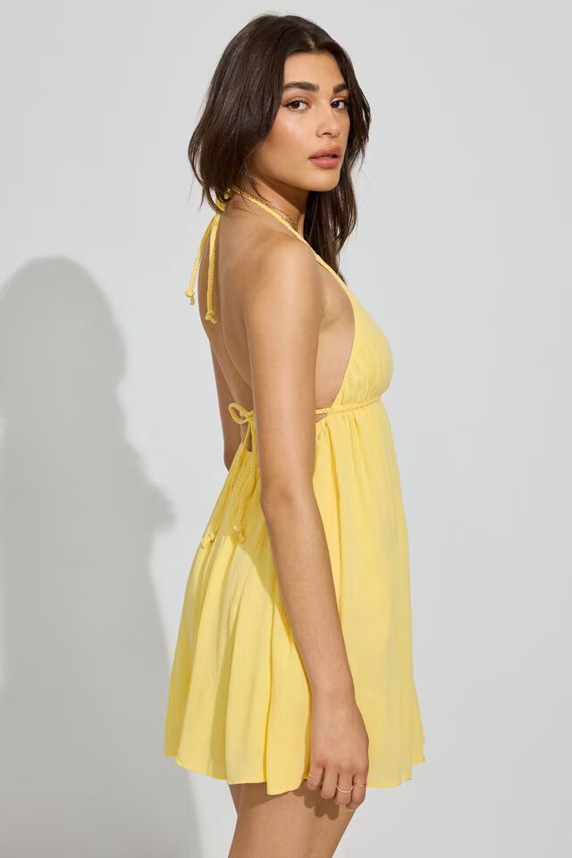 Halter Flare Dress | Garage Clothing