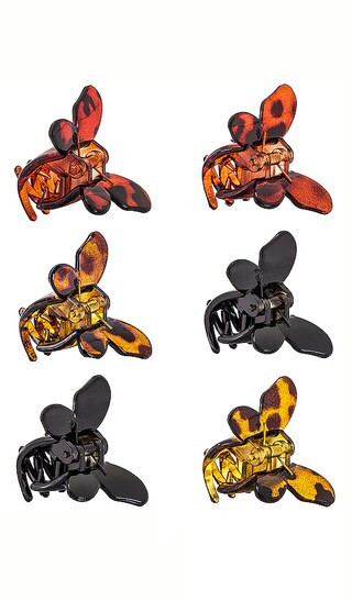 Mini Butterfly Clip Set | Revolve Clothing (Global)