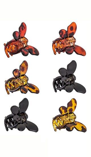 Mini Butterfly Clip Set | Revolve Clothing (Global)