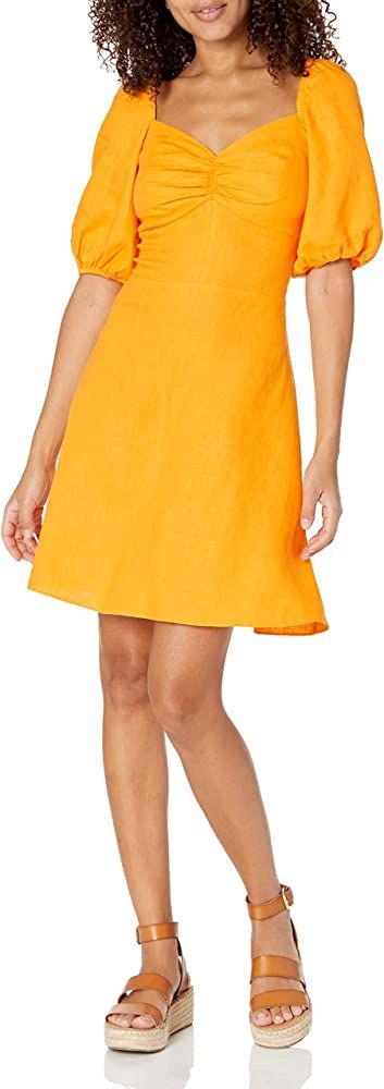 The Drop Women's Nala Twist-Front Linen Mini Dress | Amazon (US)
