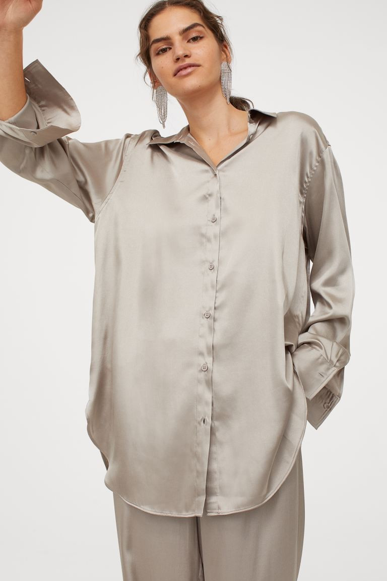 Satin Shirt | H&M (US + CA)