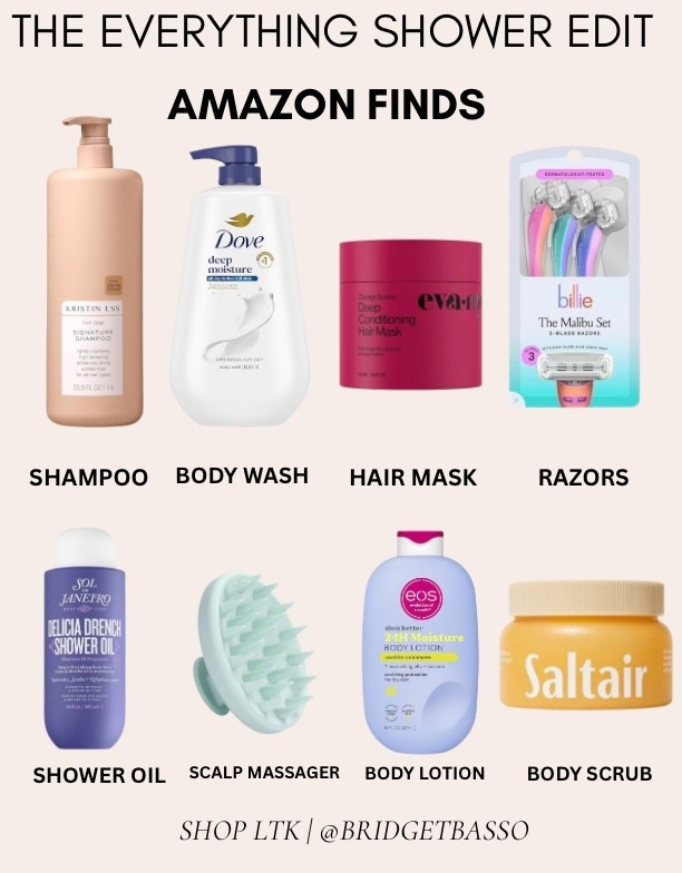 Everything shower favorites to add to your Amazon Prime Day list 🚿🫧 Amazon beauty finds for the ultimate everything shower routine, including shampoo, body wash, hair mask, razors, shower oil, scalp massager, body lotion and body scrub.

#LTKSaleAlert #LTKselfcare
