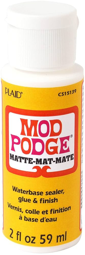 Mod Podge Plaid:Craft Mod Podge Matte Finish Uncarded-2oz, 2oz | Amazon (US)