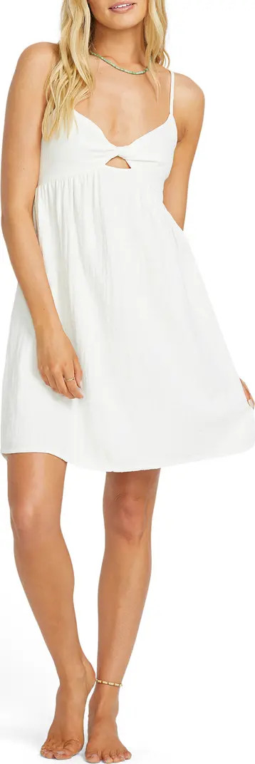 In a Twist Cotton Minidress | Nordstrom